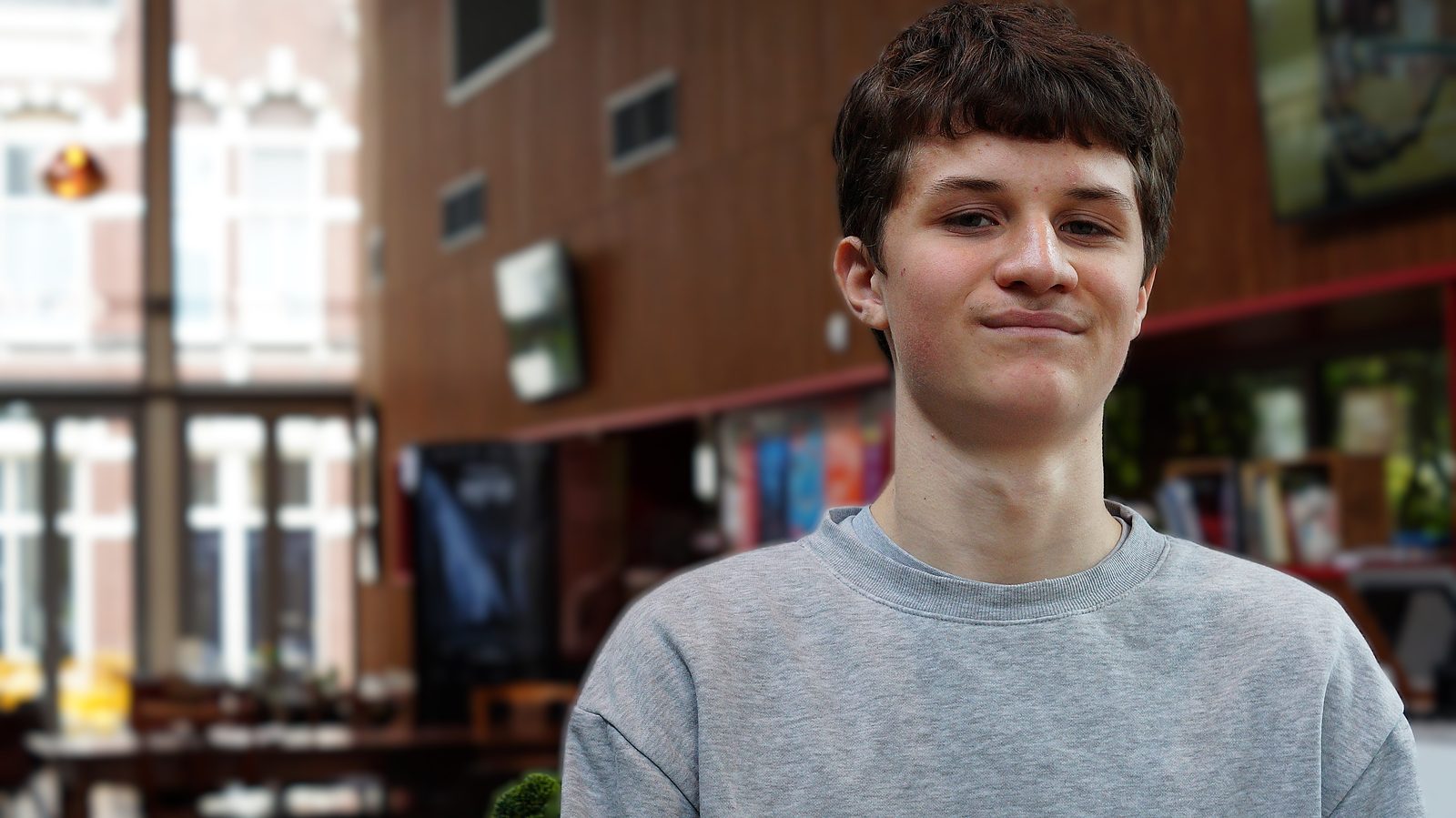 Christian Zouridis, fifteen, at the club this spring.